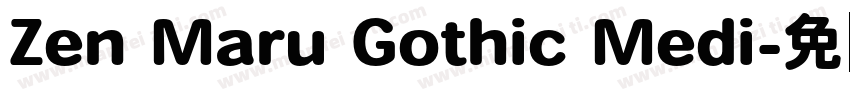Zen Maru Gothic Medi字体转换
